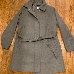 Gap Maternity Gray Peacoat XS NWOT